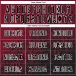 Maglia da calcio personalizzata Crimson Black-White Abstract Fragment Art Sublimation Uniform